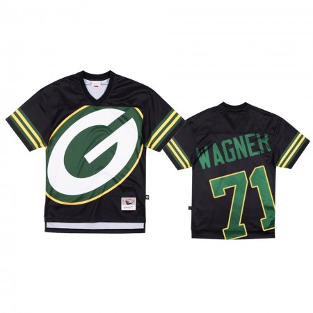 Herren Green Bay Packers Trikot Rick Wagner 71 Big Face Gelb
